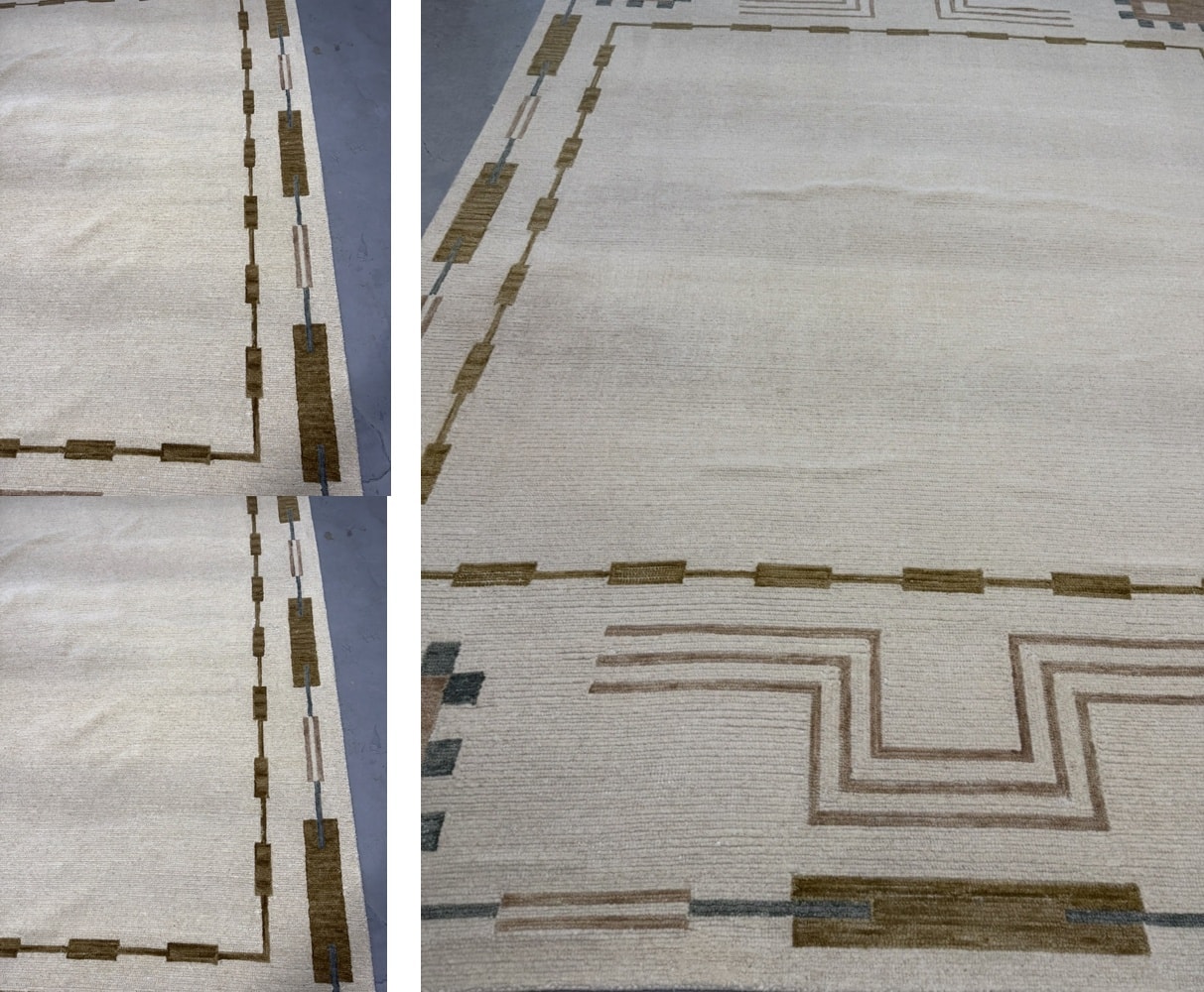 After — Geometric Area Rug — Stain Removal & Deep Cleaning