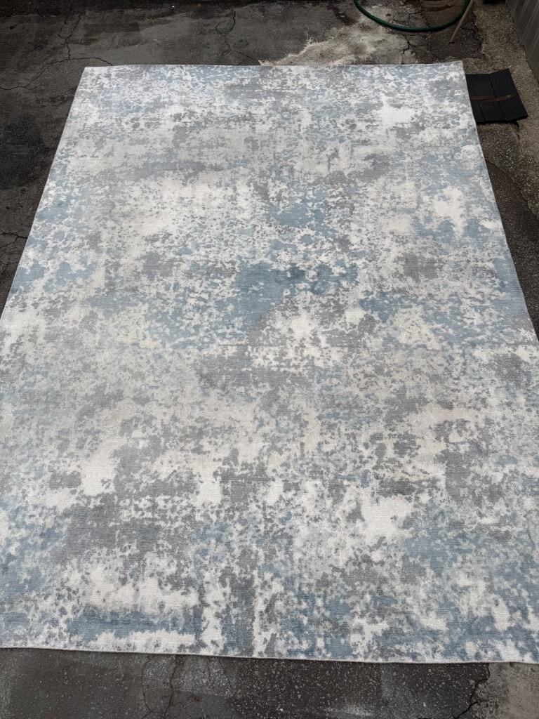 After — Modern Area Rug — Deep Cleaning